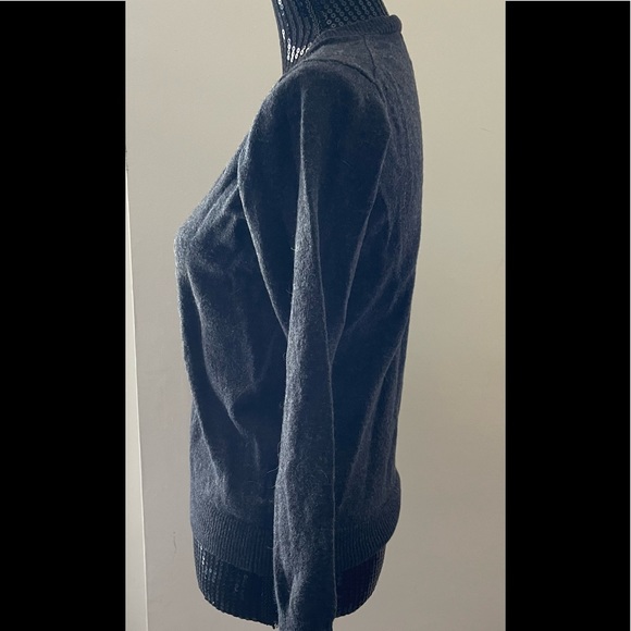 Rue Saint-Patrick Montreal Grey Marino Wool Sweater Size Medium - Picture 3 of 10